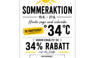 Heute wird es ….
